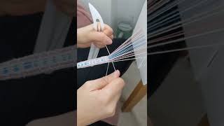 Weaving Patterns weaving weavingart slowliving crafts asmr relaxing nature meditation calm [upl. by Eornom361]