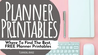 Free Planner Printables [upl. by Healy]