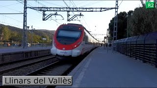 Rodalies Barcelona  Llinars del Vallès R2  Renfe 253  Civia  449 [upl. by Anizor]