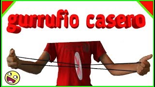 Como hacer un gurrufio juegos tradicionales caseros [upl. by Maje]