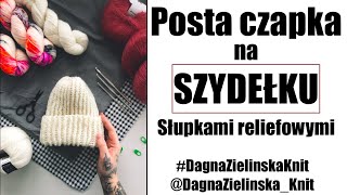 Czapka na szydełku Słupki reliefowe [upl. by Lotsirhc]