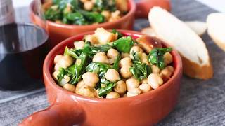 Spanish Spinach with Chickpeas [upl. by Lynette]