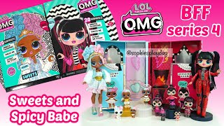 LOL Surprise OMG Series 4 Sweets and Spicy Babe BFF Unboxing [upl. by Adnyc]