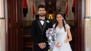 MANGALORE CHRISTIAN WEDDING  ROHITH WEDS VINITHA [upl. by Inttirb158]