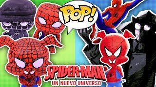 Funko Pop 🕷SPIDERMAN un NUEVO UNIVERSO 🕸 Juguetes y Transformaciones Fantásticas [upl. by Aseyt]