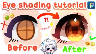 NEW Eye Shading Tutorial ✨ Gacha Club  IbisPaint X [upl. by Mintun]