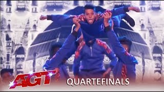 V Unbeatable Indian Dance Group SHOCKS America Again  Americas Got Talent [upl. by Nerro]