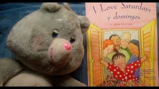 I Love Saturdays y Domingos BILINGUAL READ ALOUD [upl. by Dierdre]