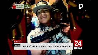 Callao “El pulpo” peligroso sicario de 19 años asesinó a barbero a balazos [upl. by Acillegna378]