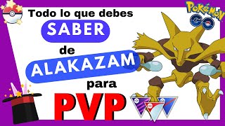 ¡🥴MEJORES ATAQUES de ALAKAZAM para PVP 2023 Pokémon GO [upl. by Nador]