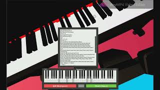 Beautiful Things  Benson Boone Roblox Piano Cover Read Desc [upl. by Adnolehs]