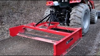 383 Easy to Use Great Results Land Plane for Your Compact Tractor [upl. by Sadira]