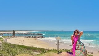 Australia Beaches Town Beach Port Macquarie [upl. by Alilak836]