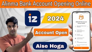 Alinma Bank Online Account Opening  Iz App Registration  Iz Account Opening [upl. by Nirrac]