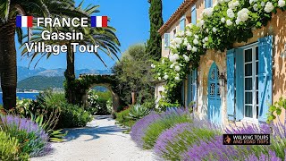 Gassin France  A Relaxing French Village Tour in Provence France 4k video [upl. by Connor285]