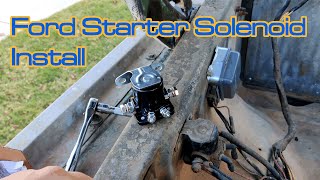 Easy Ford Starter Solenoid Replacement [upl. by Anatsirhc]