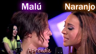 MALÚ amp MÓNICA NARANJO  Aprendiz  Qué nos transmite  CANTANTE ARGENTINA  REACCION amp ANALISIS [upl. by Armmat]