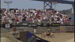 Travis Pastrana  1999 X Games 5  Moto X FreeStyle  San Francisco CA [upl. by Eiralav]