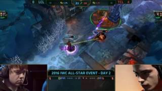 2016 IWC AllStar  Dumbledoge vs Smurf 1v1 [upl. by Rasla]