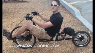 DIY Fast FWD Recumbent Full Suspension ebike 2of2 FINISHED [upl. by Potter]