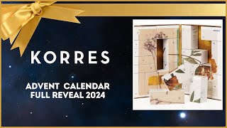 KORRES ADVENT CALENDAR REVEAL 2024 [upl. by Newbold]