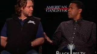 Denzel Washington Russell Crowe Interview American Gangster [upl. by Gwendolen]