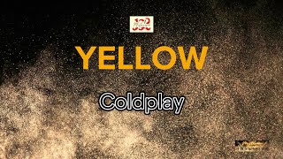 Coldplay  Yellow KARAOKE VERSION [upl. by Erina914]