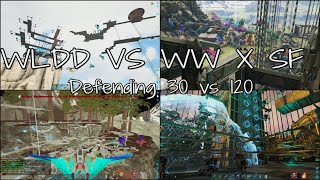 WLDD vs ARK Ark official PvP PS5 [upl. by Nebuer]