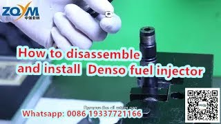 How to disassemble and install Denso fuel injector [upl. by Macomber]