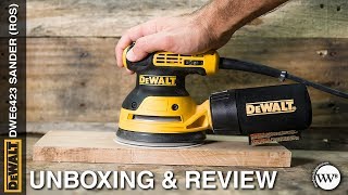 DEWALT DWE6423 Random Orbit Sander Unboxing and Review [upl. by Karb]