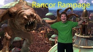 Kinect Star Wars Rancor Rampage Theed Fury [upl. by Jakie]