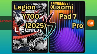 Lenovo Legion Y700 2025 VS Xiaomi Pad 7 Pro [upl. by Edmonda]