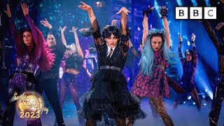 Our Pros bring Wednesday Addams to the Strictly Ballroom ✨ BBC Strictly 2023 [upl. by Eecyak]