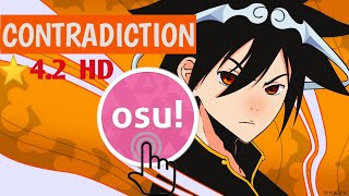 KSUKE – Contradiction feat Tyler Carter TV Size  Opening THE GOD OF HIGH SCHOOL osu [upl. by Ynnatirb]