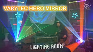 Varytec Hero Mirror  Spiegel MovingHead für Lasershow mit endlos TiltRotation [upl. by Enitselec566]