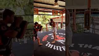 Khamzat Chimaev PERFECTING SHOTS At Tiger Muay Thai [upl. by Gross]