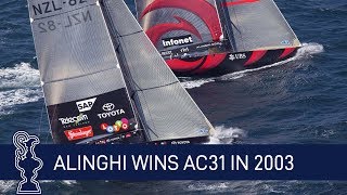 Alinghi Win the 31st Americas Cup in 2003 [upl. by Ennail]