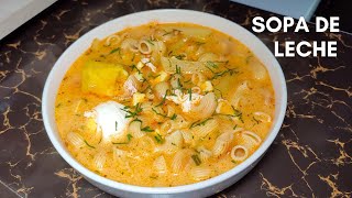 Sopa de Leche sopa recetas sabroso viral recetasfaciles recetas [upl. by Bright626]