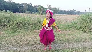 পৌষ তোদের ডাক দিয়েছে। Poush Toder Dak Diyeche Rabindra Sangeet Chandrima Dance video [upl. by Nnalyrehs]