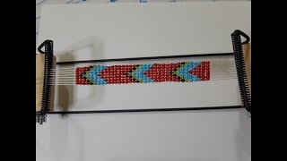 Native American beading Tutorial 1 [upl. by Lebatsirc]