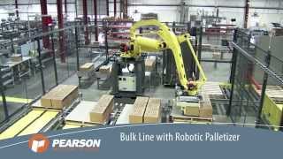 MultiLine Robotic Palletizing System  Pearson Packaging Systems [upl. by Duahsar707]