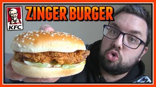 KFC Zinger Burger Review [upl. by Althea]