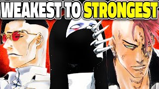 Bleach All Sternritter RANKED Weakest to STRONGEST [upl. by Eberto396]