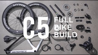 C5 Full Bike Build  Winspace Road Bikes [upl. by Lilllie]