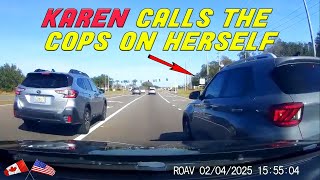 WOMAN LIES TO THE POLICE AND GETS KARMA [upl. by Eemak]