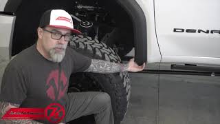 BLACK amp WHITE 2022 GMC 2500 DENALI  KELDERMAN AIR SUSPENSION amp BUMPERS [upl. by Akinam289]