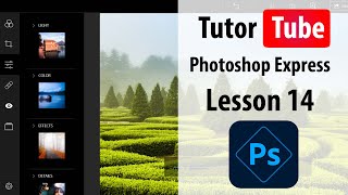 Adobe Photoshop Express  Lesson 14  Applying Borders [upl. by Renraw]