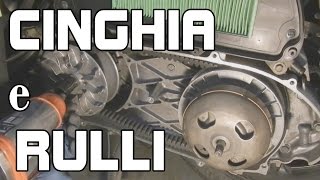 CAMBIO CINGHIA e RULLI SH300 HONDA  SUB ENG [upl. by Leunam]