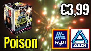 Poison  16 shots €399  Aldi Vuurwerk Duitsland [upl. by Rosemaria]