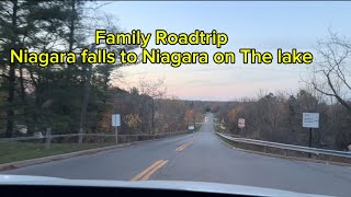 Road trip Niagara falls To Niagara On the lake [upl. by Affra]